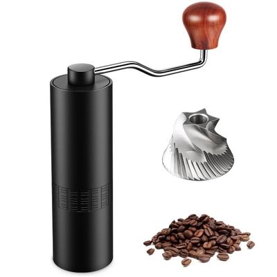Regelbare 28g Draagbare Houten van Handcrankburr electric handheld coffee grinder