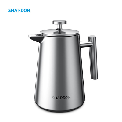 1000ml/34oz het vacuümpottenKoffiezetapparaat houdt de Warme Franse Pers LFGB van de Theemaker