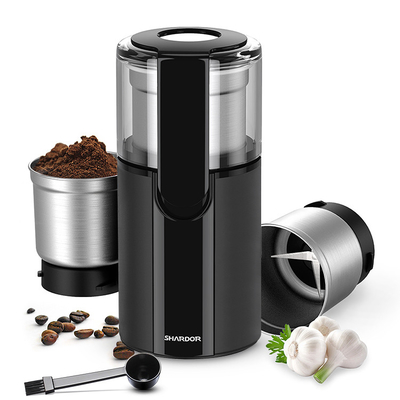 Elektrische Kruidmolen Machine Multiple Settings Burr Mill Coffee Grinder With 2 koppen