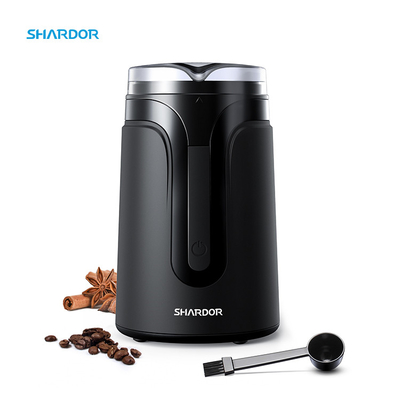Zwarte Multifunctioneel van Shardor Kleine Draagbare Burr Grinder Electric Mill Spice