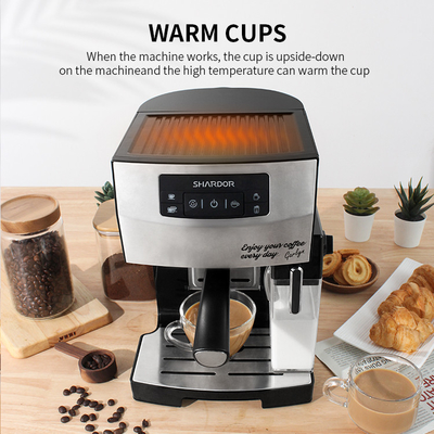 6 in 1 kiezen Geschotene Koffiemachine uit Machine van de 15 Bar de Multifunctionele Dubbele Geschotene Espresso