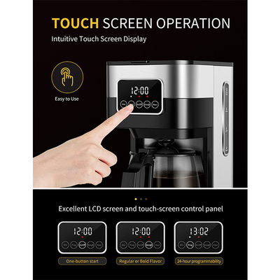 900W het druppelKoffiezetapparaat houdt Warme Automatische Programmeerbare Koffiemachine 10 12 Koppen Thee