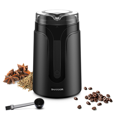40g kleine Automatische Espressomaker, Mini Spice Bean Matte Black-Koffiemolen