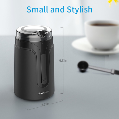 40g kleine Automatische Espressomaker, Mini Spice Bean Matte Black-Koffiemolen