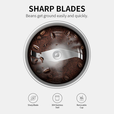 Het zwarte Krachtige van de Koffiemolenstainless steel blades van de Motordouane Kruid van de Bonennoten