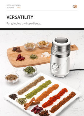 De Koffie Bean Grinder Stainless Steel Automatic Regelbaar Burr Grinder van de timingsknop