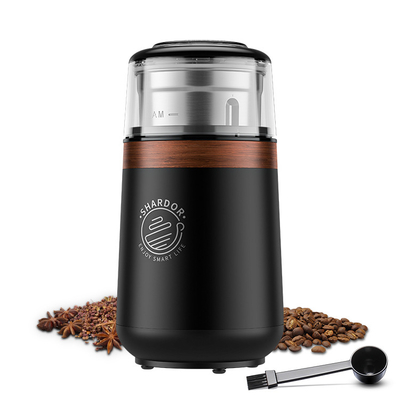 Zwarte OEM Automatische van het Bladkoppen van de Koffiemachine SS304 Elektrische Professionele de Espressomolen