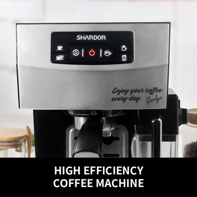ABS Koffiemachine met van de de Koffiecappuccino van Melkfrother SS304 Enige de Espressomaker van Latte