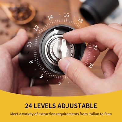 Burr Small Handheld Mini Hand-Ce van Koffiemolenaluminium alloy portable