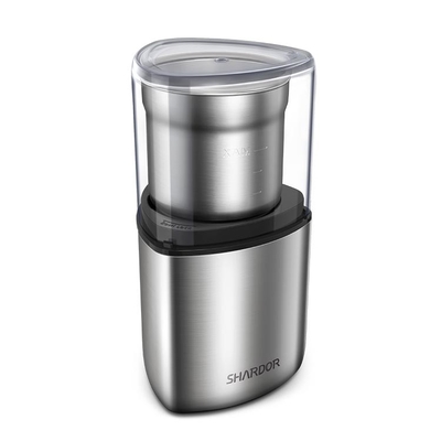 Roestvrije staal van de Koffiemolenremovable spice grinder van de Corse het Fijne Douane