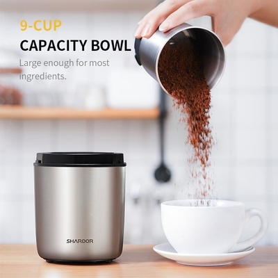 Roestvrije staal van de Koffiemolenremovable spice grinder van de Corse het Fijne Douane