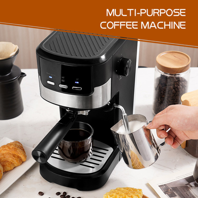 1000W de multifunctionele van de Cappuccinolatte van de Koffiemachine Maker van de het Roestvrije staalespresso