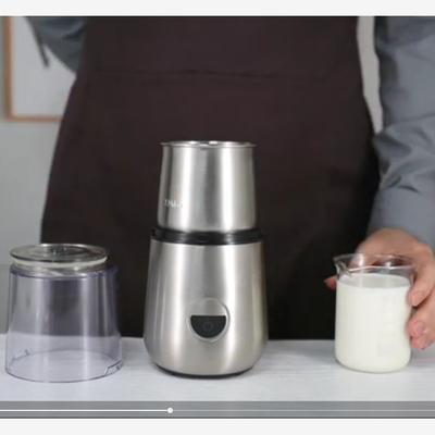 2 in 1 Douanekoffiemolen And Milk Frother 2 in 1 Semi Automatische Koude Melk