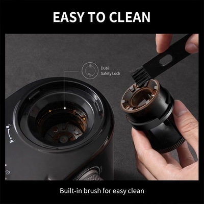 Kleine Vlakke het Plaatsen van Burr Coffee Grinder 240g 16 Espresso Franse Perskoffiemolen