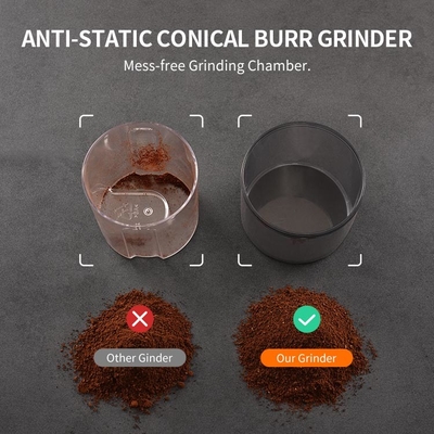 Ultra Fijn Professioneel Kegelburr coffee grinder coarse 35 Plaatsend LEIDEN Licht