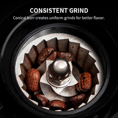 Ultra Fijn Professioneel Kegelburr coffee grinder coarse 35 Plaatsend LEIDEN Licht
