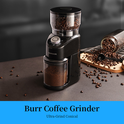 12 koppen van Kegelburr coffee grinder 14 het Malen het Plaatsen Professioneel