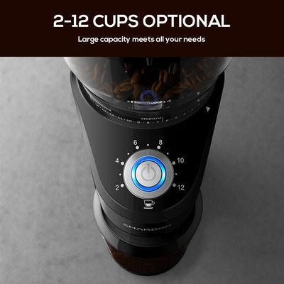 14 regelbare Kegelburr coffee grinder espresso extensive-Malenmontages
