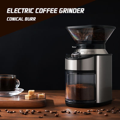 ABS van hoge Capaciteits Professionele Kegelburr coffee grinder met het Nauwkeurige Malen 19 Plaatsen