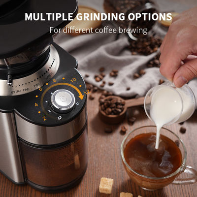 ABS van hoge Capaciteits Professionele Kegelburr coffee grinder met het Nauwkeurige Malen 19 Plaatsen