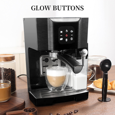 1450W compacte Koffiemachine met Melk Frother Tank van het 15 Bar de Verwijderbare Water