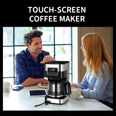 OEM de Koffiemachine van de Touch screen Autodruppel 10 Kop Programmeerbaar met Glaskaraf