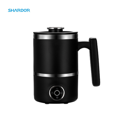 300ML 4-in-1 Melk die van Frother van de Espressomelk de Zwarte Koude Hete Afneembare Foamer verwarmen