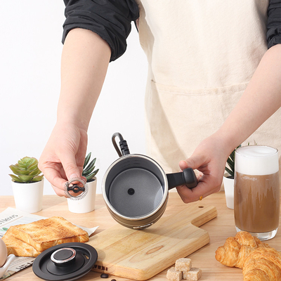 300ML 4-in-1 Melk die van Frother van de Espressomelk de Zwarte Koude Hete Afneembare Foamer verwarmen