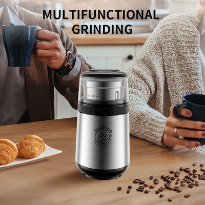 150W multi Functionele Koffiemachine SS304 Verwijderbaar Burr Grinder Coffee Maker