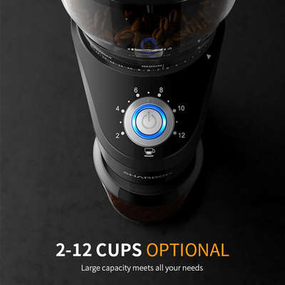 Touchscreen Professionele LEIDENE van Burr Grinder Lichte Automatisch met Verwijderbaar Bean Hopper