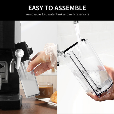 Zwarte Koffiemachine met van het de Functie500w Huishouden van Melkfrother Multi de Espressomachine