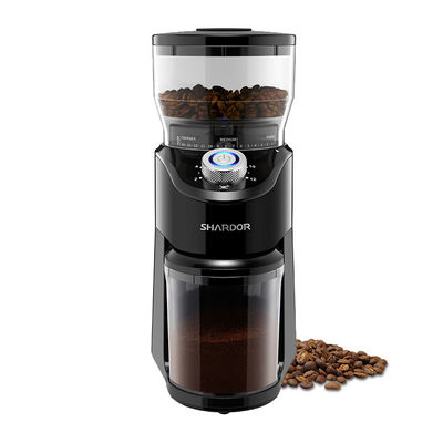 220 het Kegelburr coffee grinder 150W Roestvrije staal van Voltshardor met LEIDEN Licht