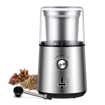 Automatische Draagbare Douanekoffiemolen Electric Stainless Steel 180W