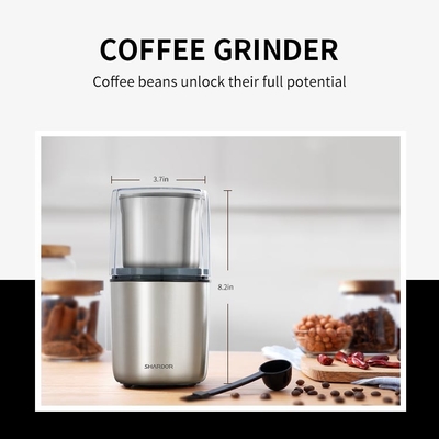 Roestvrije staal van de Koffiemolenmachine electric 200W van de noten het Professionele Douane