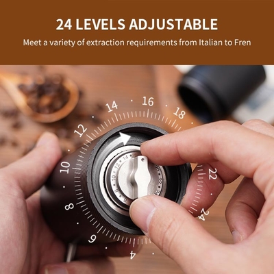 Burr Espresso Stainless Steel Manual-het Embleem van Koffiemolenprecise portable DIY