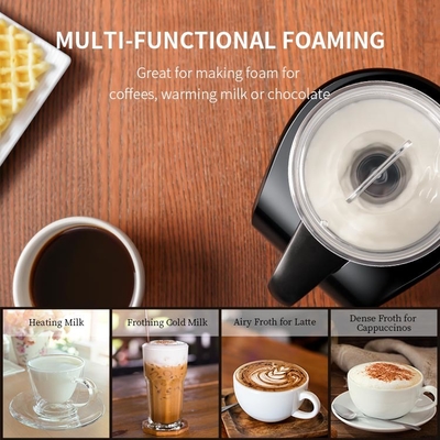 Witte Espressomelk Frother 200W 4 in 1, de Automatische Elektrische Maker van het Koffieschuim