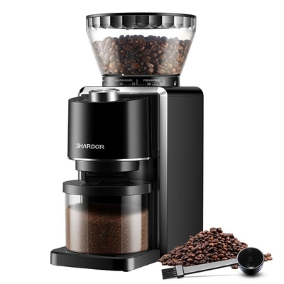 2 - 12 LEIDEN van Burr Coffee Grinder Safety Lock van het kop Antistatische Huis Regelbare Blauwe Licht
