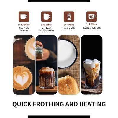 Afneembare Automatisch van Frother van de Espressomelk Koude en Verwarmde Intelligente